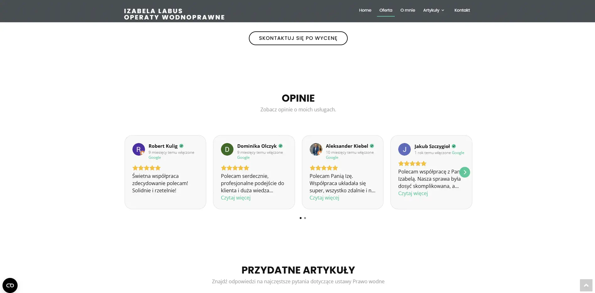 Artykuł na blogu